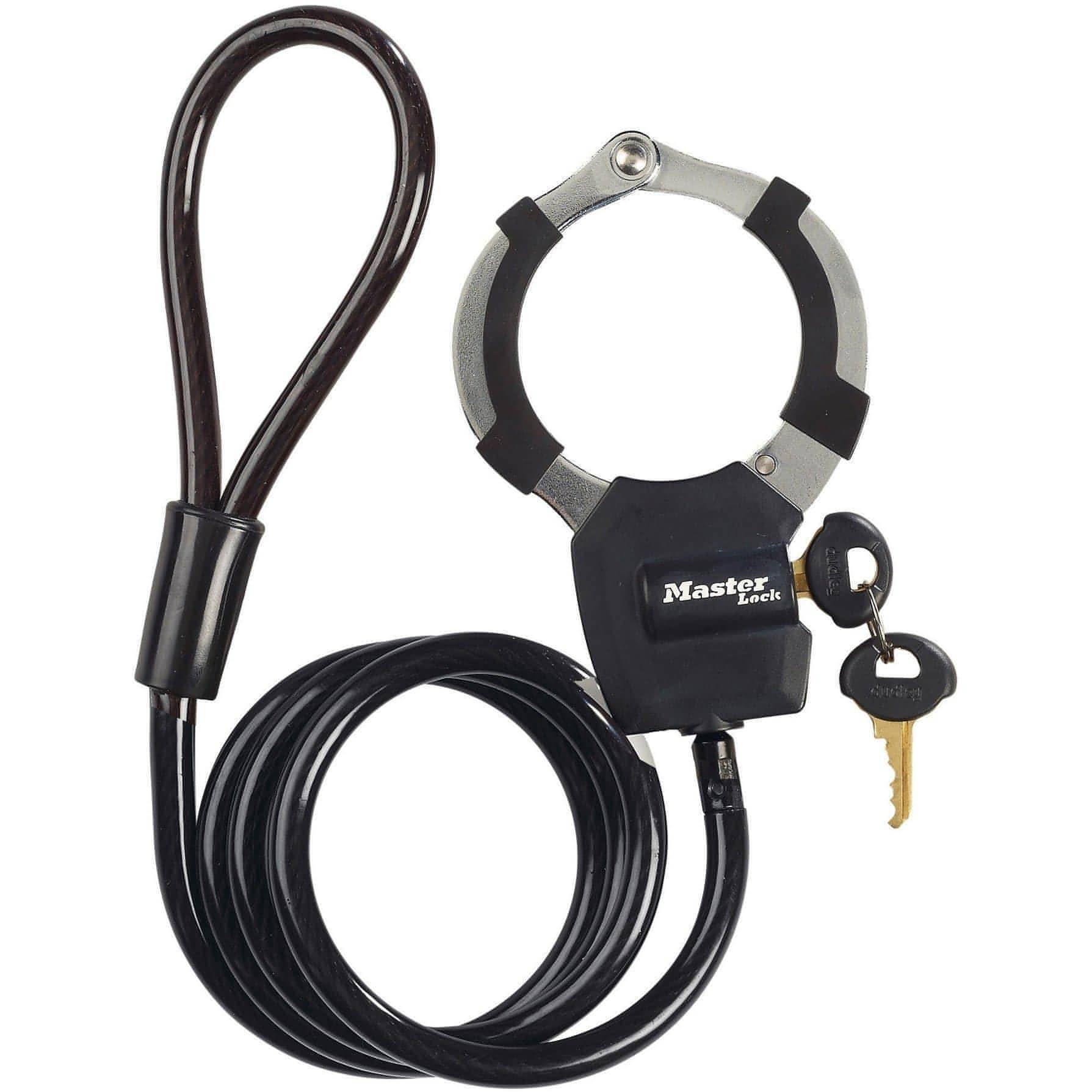 Master Lock X1 Street Cuff With Cable Bike Lock