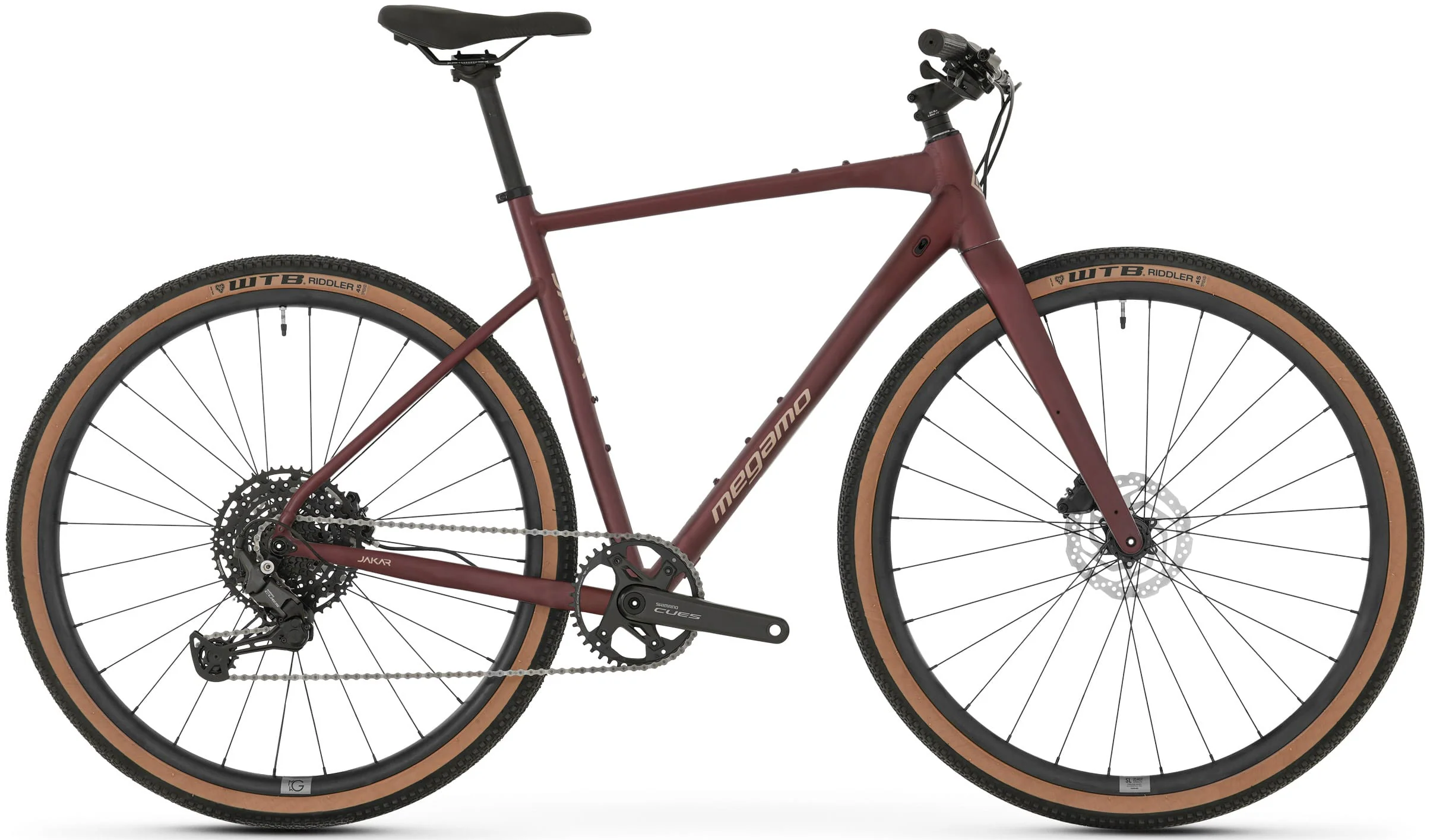 Megamo Jakar Flat-Bar Gravel Bike 2026 - Garnet