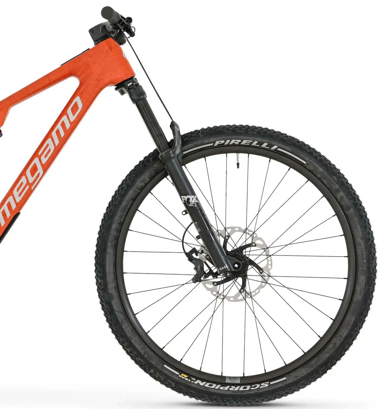 Megamo Reason AIR CRB 10 Carbon Full Suspension Electric Bike 2026 - Orange - Image 3