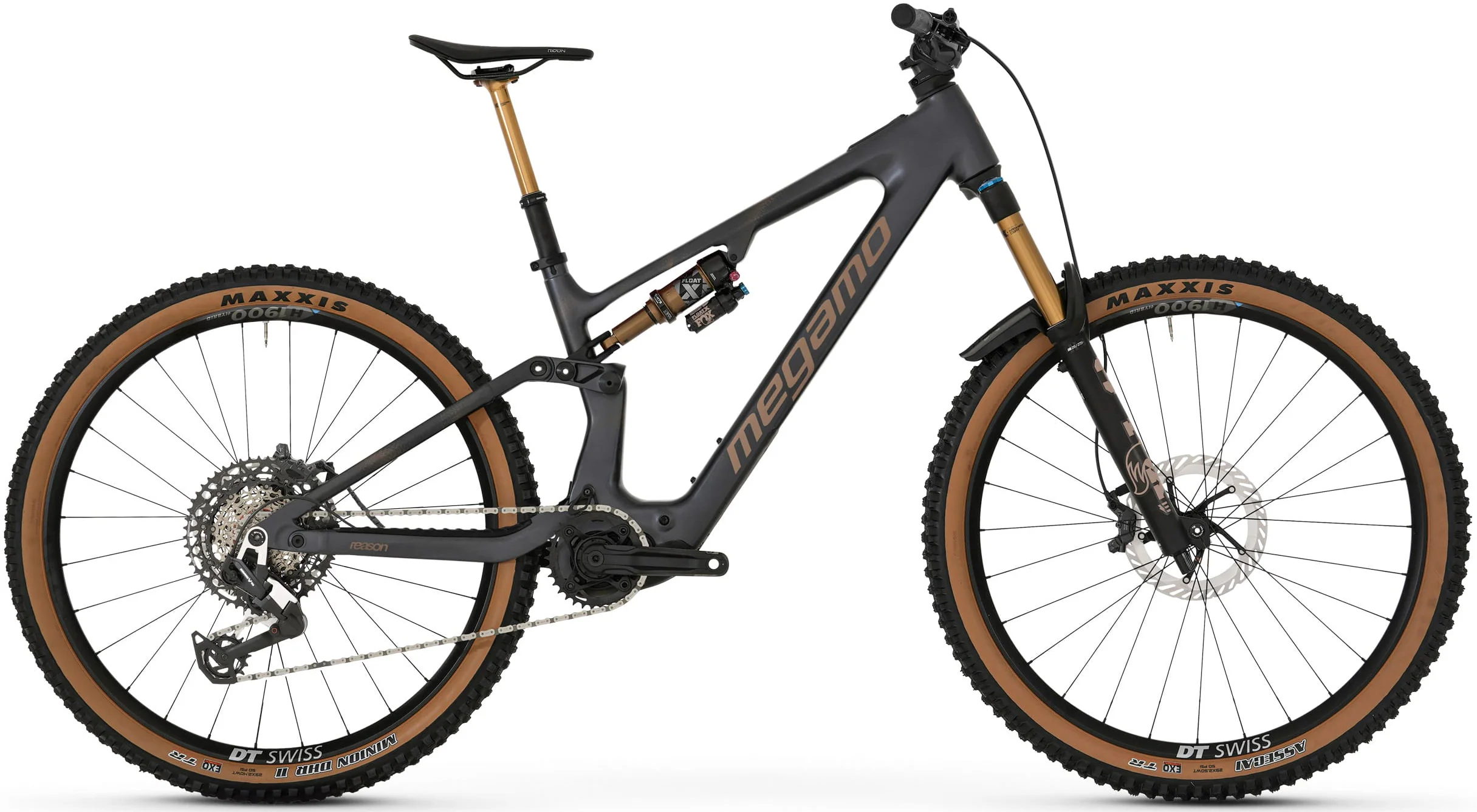 Megamo Reason AL 03 Full Suspension Electric Bike 2026 - Black