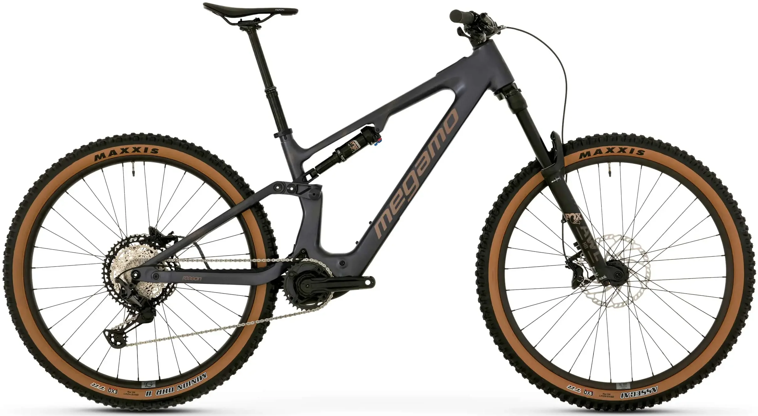 Megamo Reason AL 07 Full Suspension Electric Bike 2026 - Black