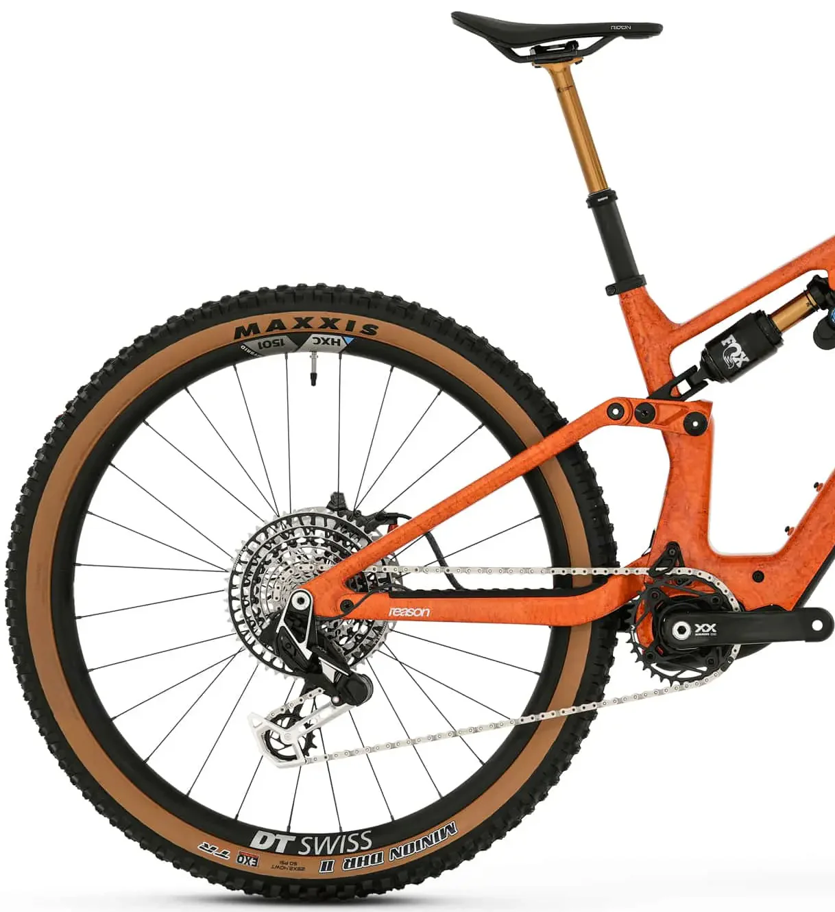 Megamo Reason CRB 01 Carbon Full Suspension Electric Bike 2026 - Orange - Image 2