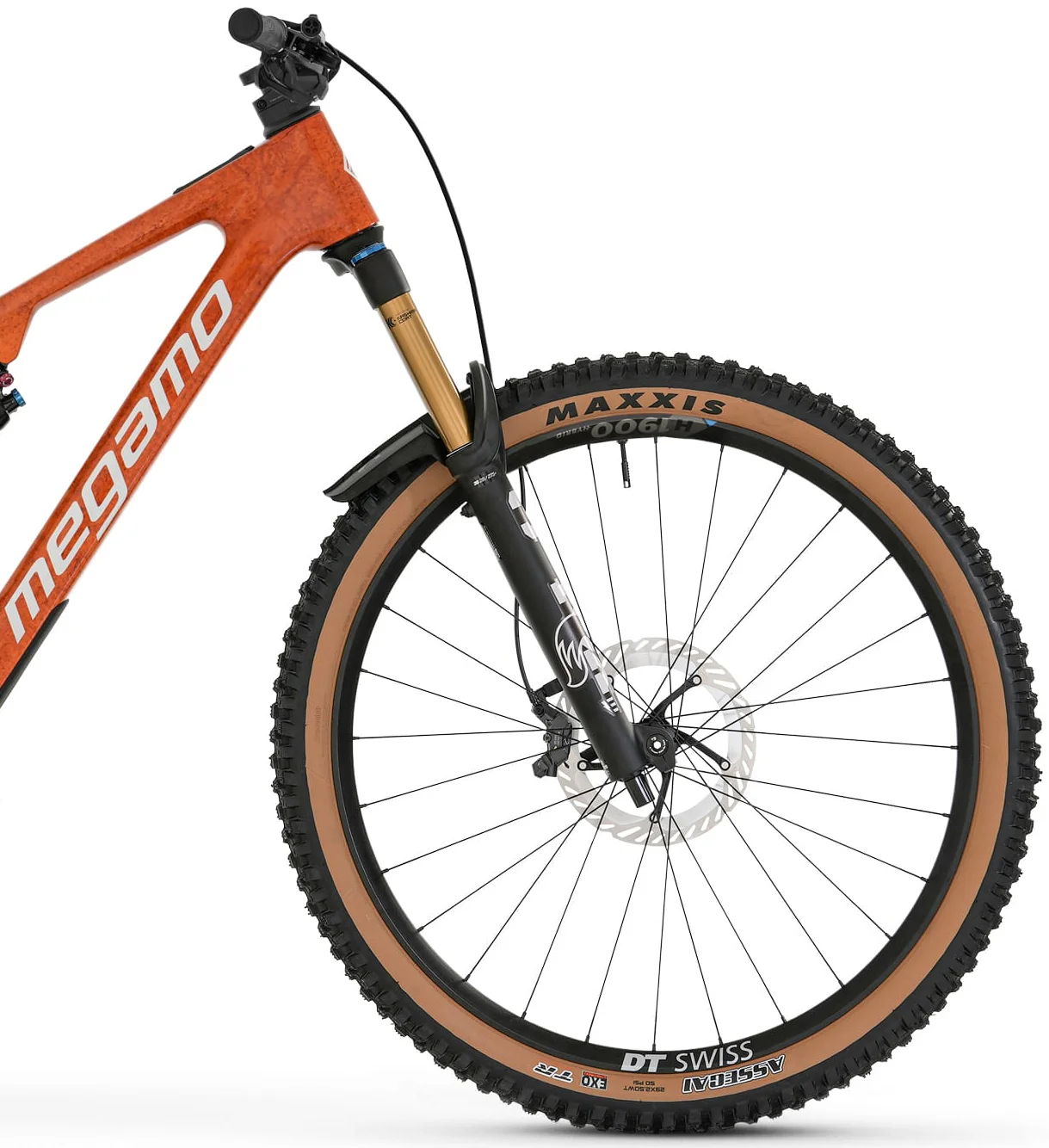 Megamo Reason CRB 03 Carbon Full Suspension Electric Bike 2026 - Orange - Image 3
