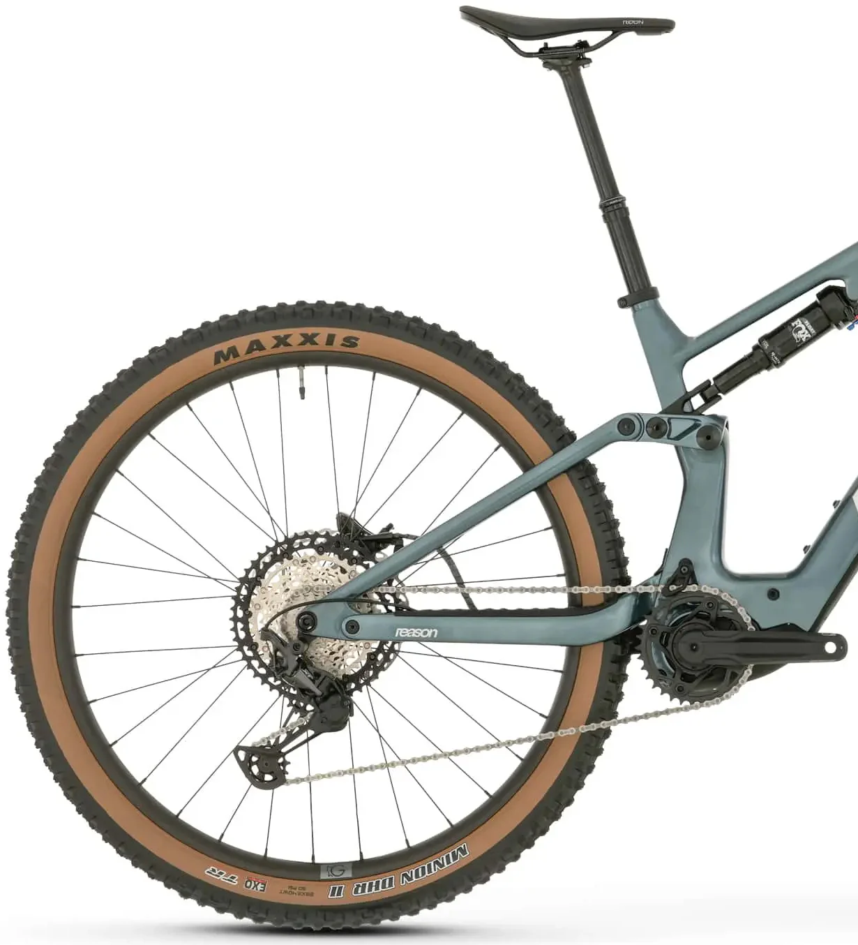 Megamo Reason CRB 07 Carbon Full Suspension Electric Bike 2026 - Blue - Image 2