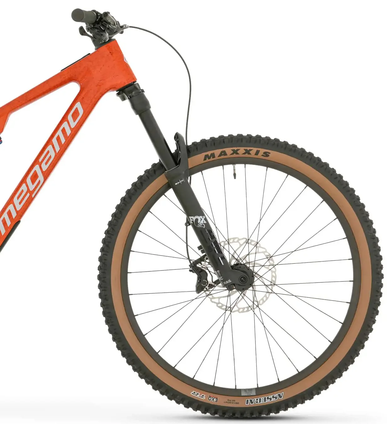 Megamo Reason CRB 07 Carbon Full Suspension Electric Bike 2026 - Orange - Image 3