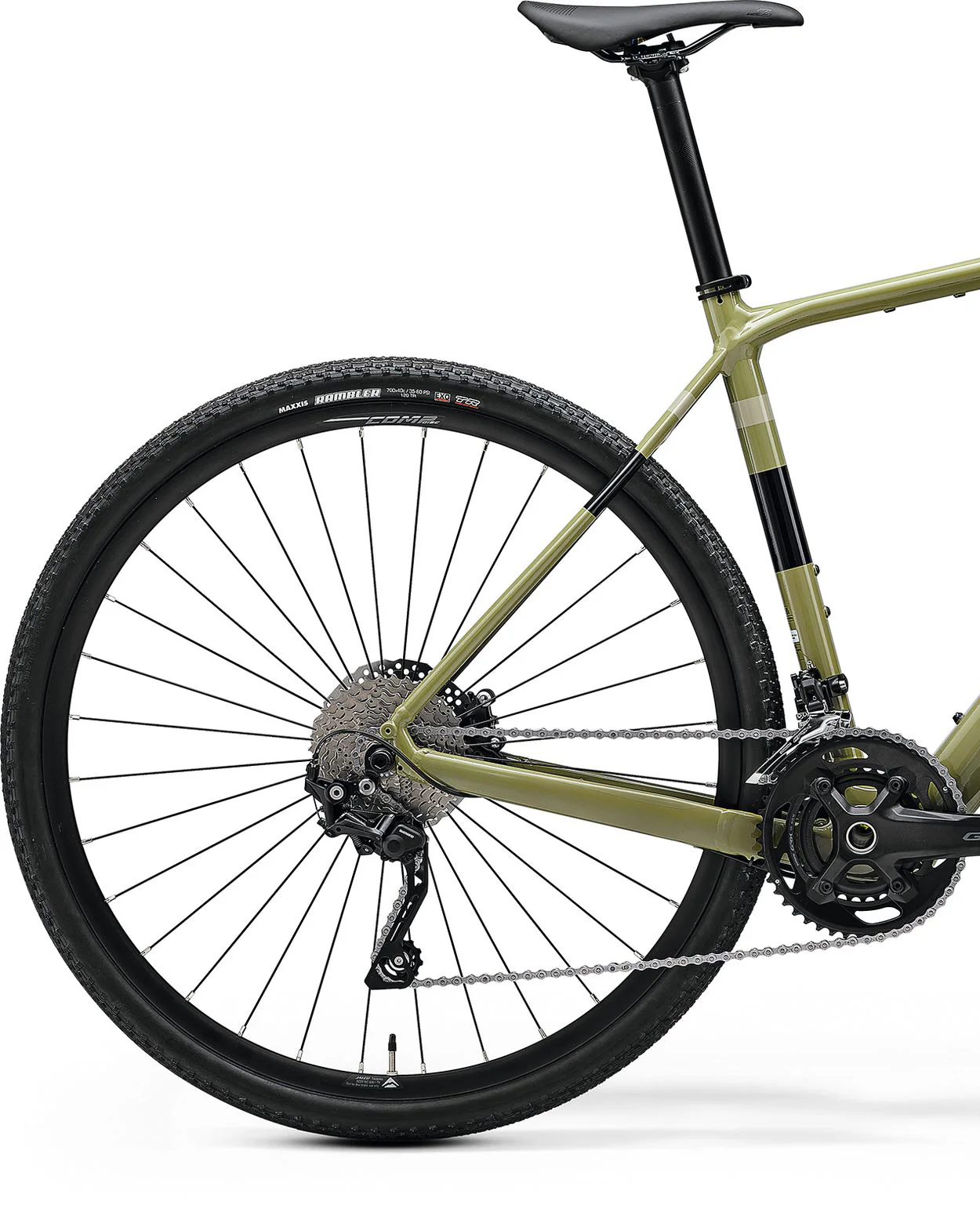 Merida eSilex 400 Electric Gravel Bike 2025 - Green - Image 2