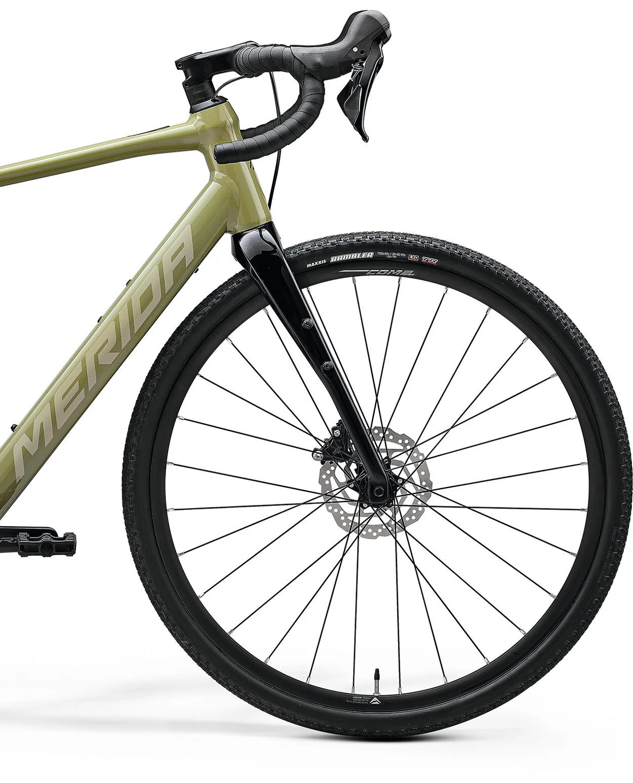 Merida eSilex 400 Electric Gravel Bike 2025 - Green - Image 3
