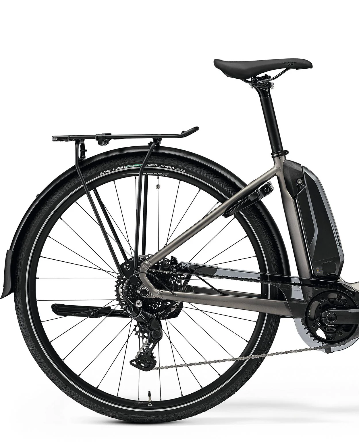 Merida eSpresso City 300 EQ SE Electric Hybrid Bike 2026 - Silk Warm Slate Grey - Image 2