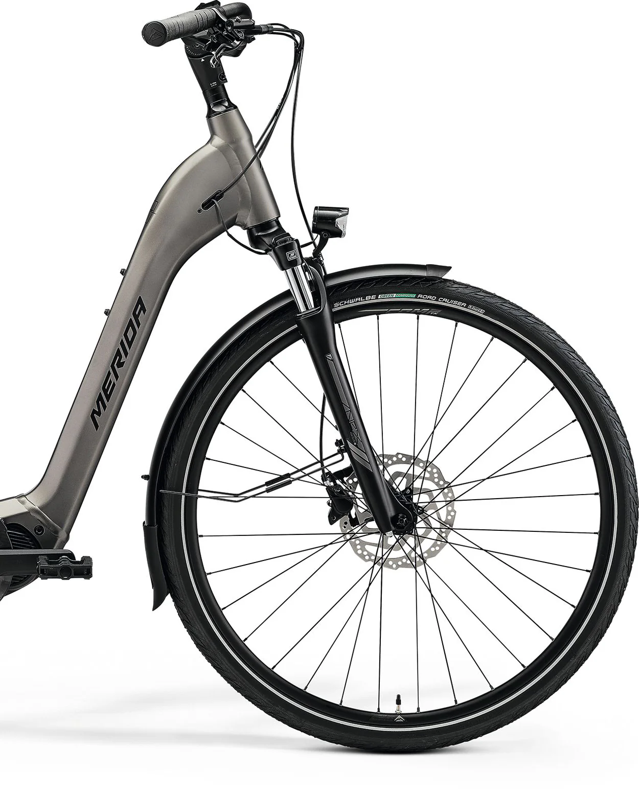Merida eSpresso City 300 EQ SE Electric Hybrid Bike 2026 - Silk Warm Slate Grey - Image 3