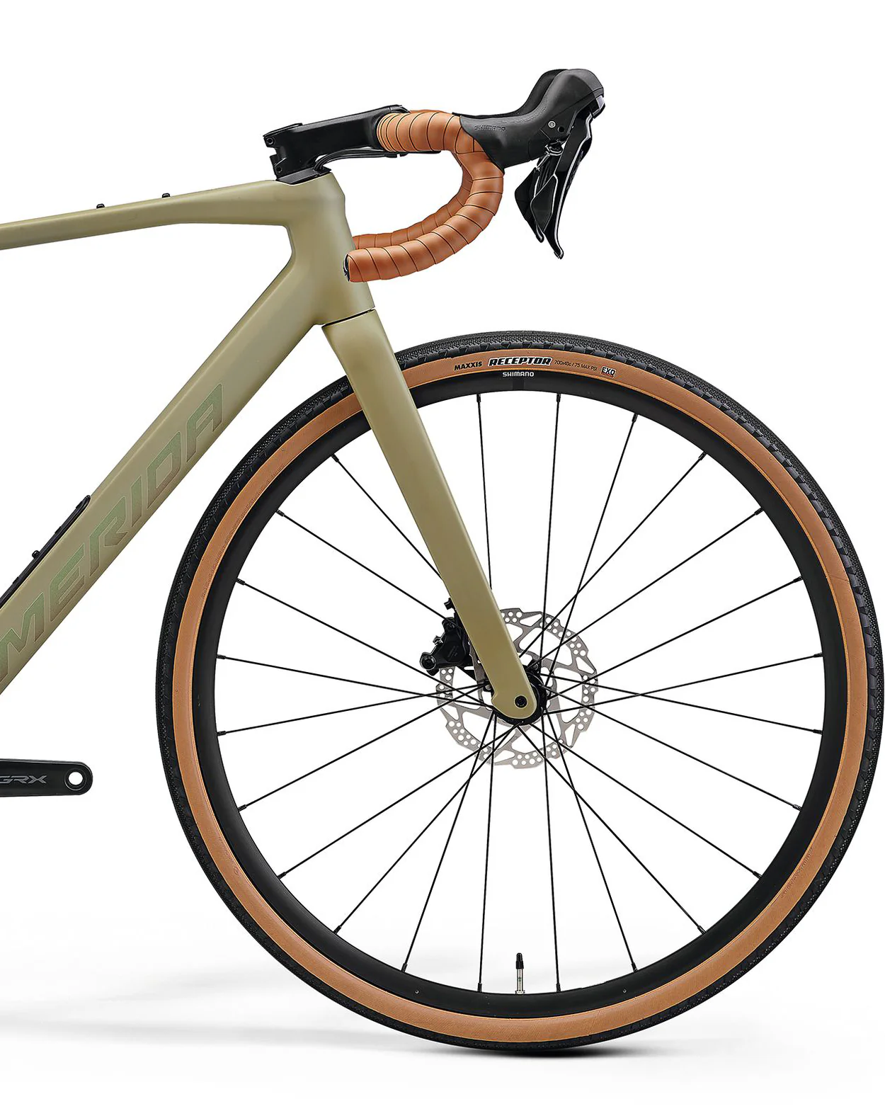 Merida Mission 4000 Carbon Gravel Bike 2026 - Silk Low Key Green - Image 3