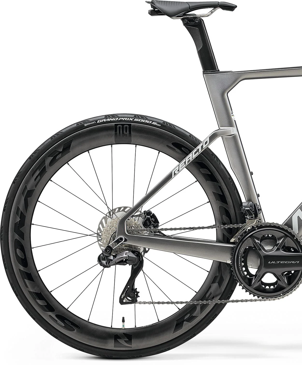 Merida Reacto 8000 Carbon Road Bike 2025 - Gunmetal Grey - Image 2