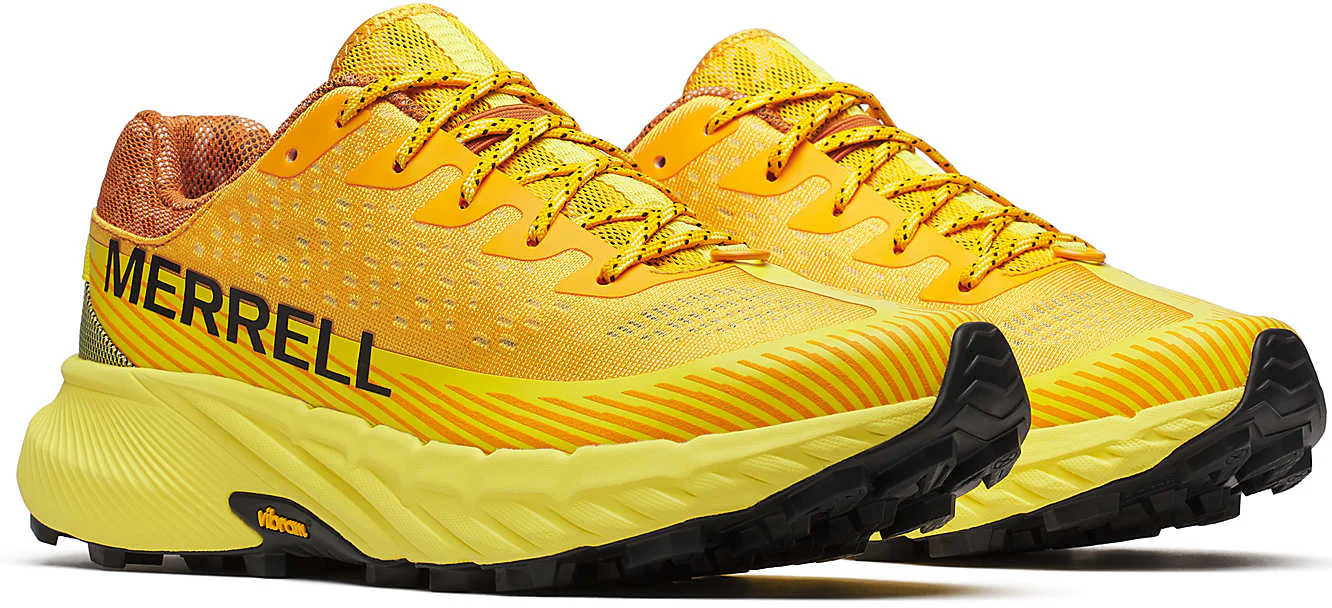 Merrell Agility Peak 5 Mens Trail Running Shoes - Orange - Image 5