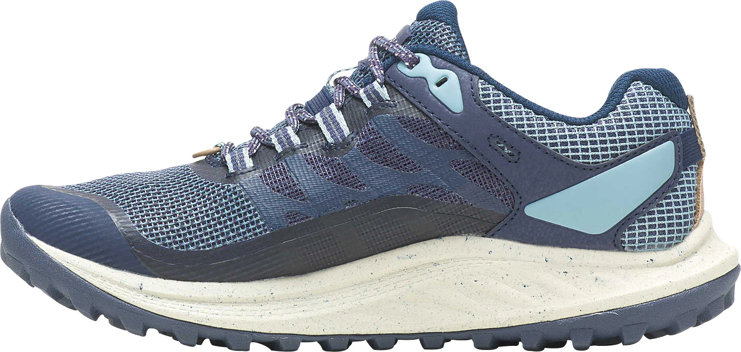 Merrell Antora 3 Womens Trail Running Shoes - Blue - Image 3