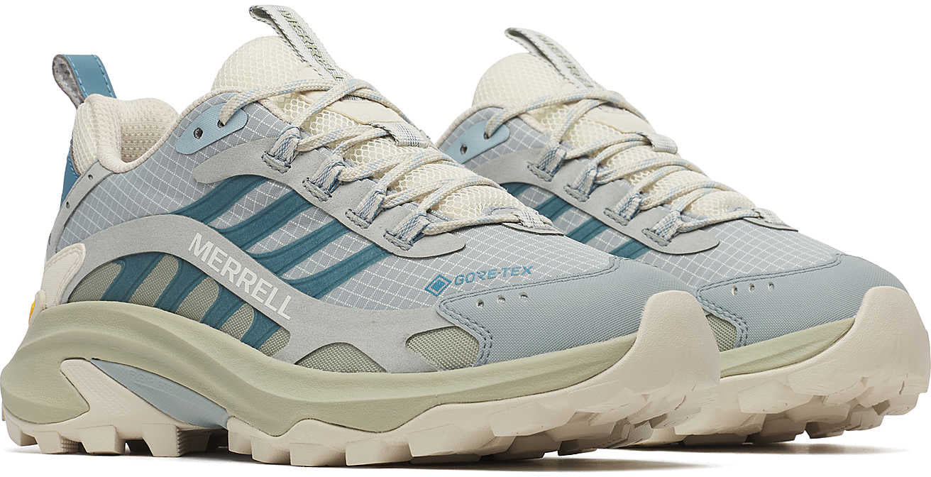 Merrell Moab Speed 2 GORE-TEX Womens Walking Shoes - Blue - Image 6