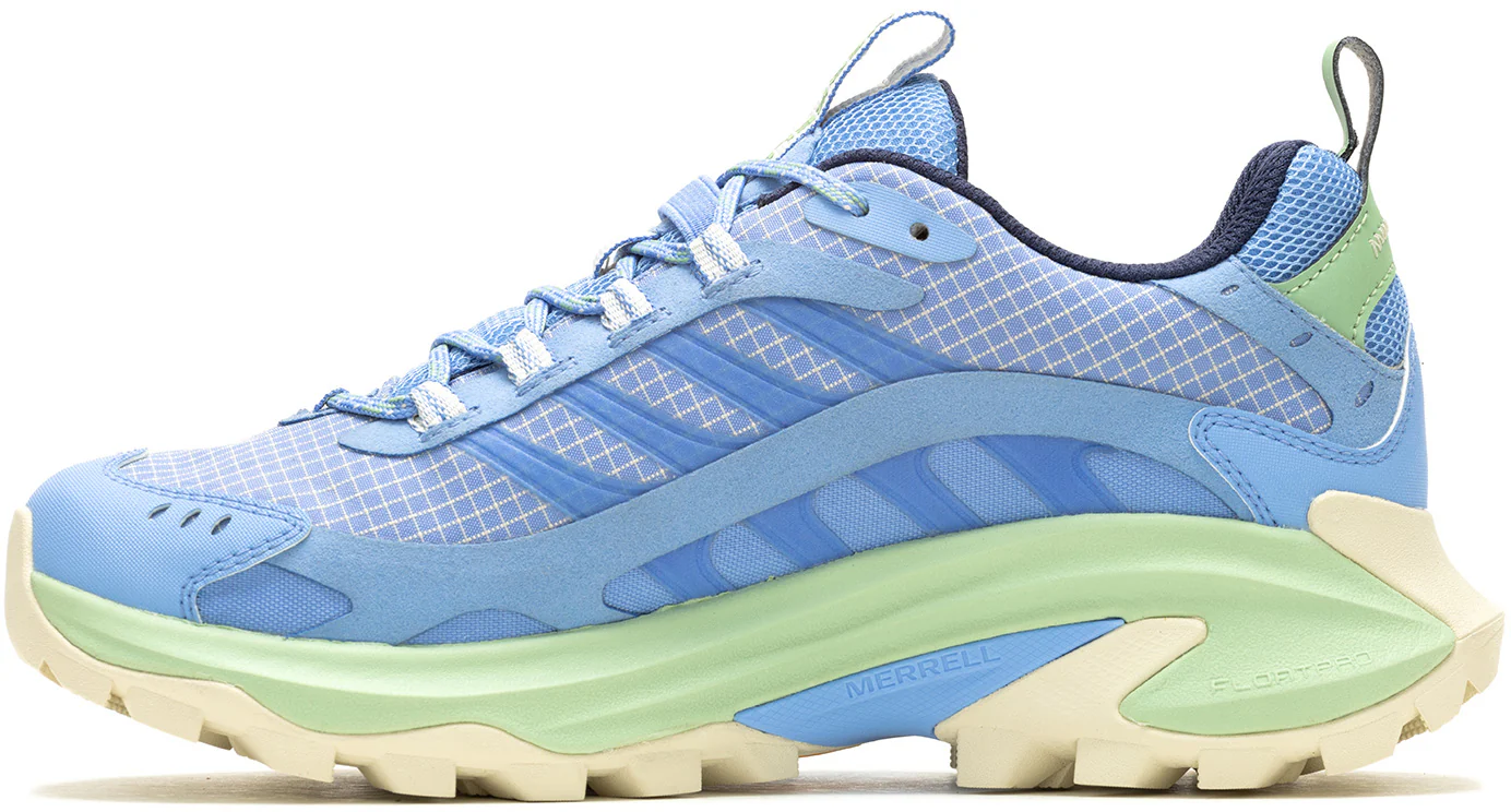 Merrell Moab Speed 2 GORE-TEX Womens Walking Shoes - Blue - Image 3