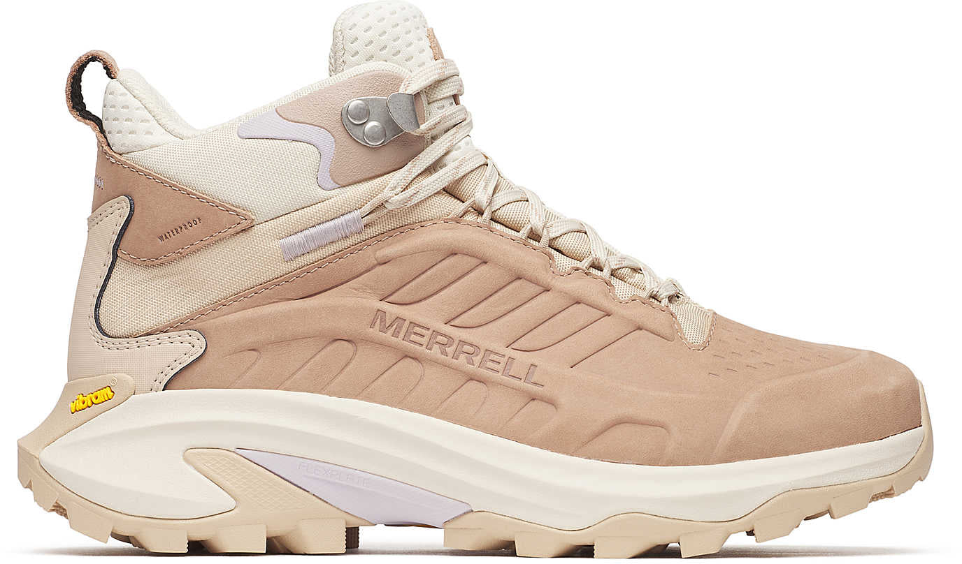 Merrell Moab Speed 2 Leather Mid Waterproof Womens Walking Boots - Pink