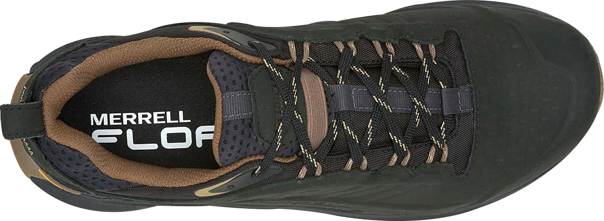 Merrell Moab Speed 2 Leather Waterproof Mens Walking Shoes - Black - Image 4