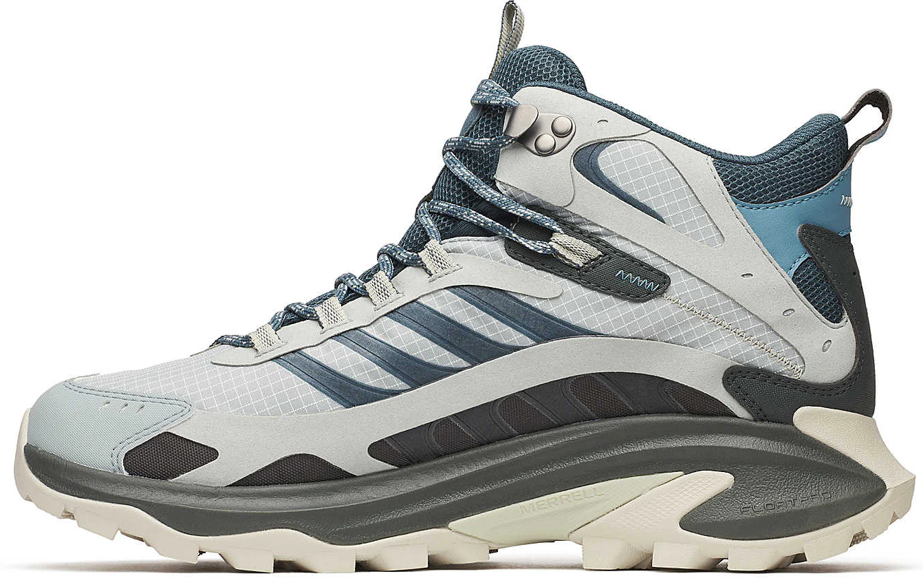 Merrell Moab Speed 2 Mid GORE-TEX Mens Walking Boots - Grey - Image 3