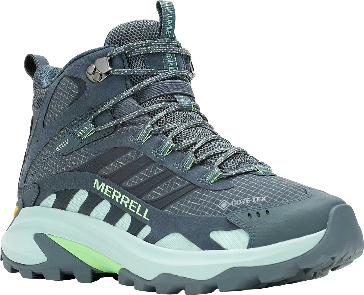 Merrell Moab Speed 2 Mid GORE-TEX Mens Walking Boots - Grey - Image 6