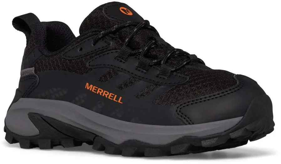 Merrell Moab Speed 2 Waterproof Junior Walking Shoes - Black - Image 5