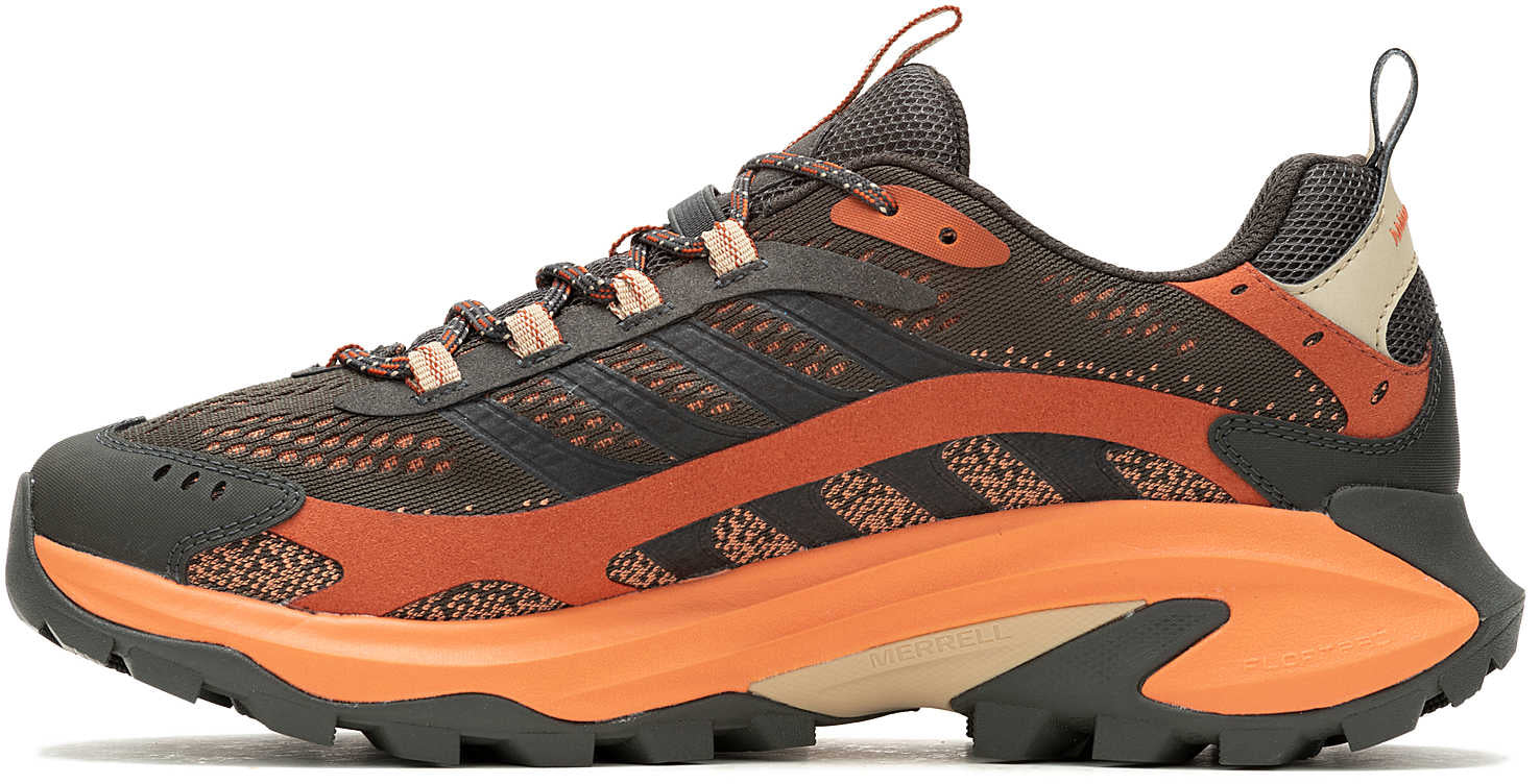 Merrell Moab Speed 2 WIDE FIT Mens Walking Shoes - Grey - Image 3