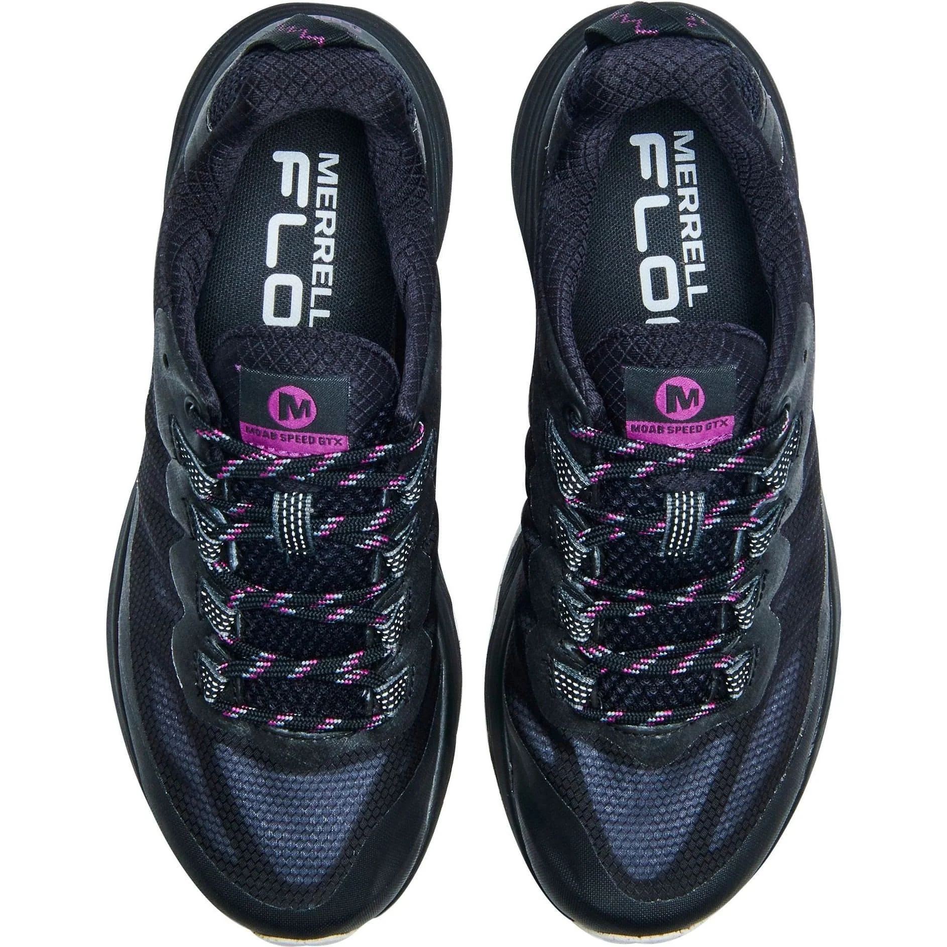 Merrell Moab Speed GORE-TEX Womens Walking Shoes - Black - Image 3