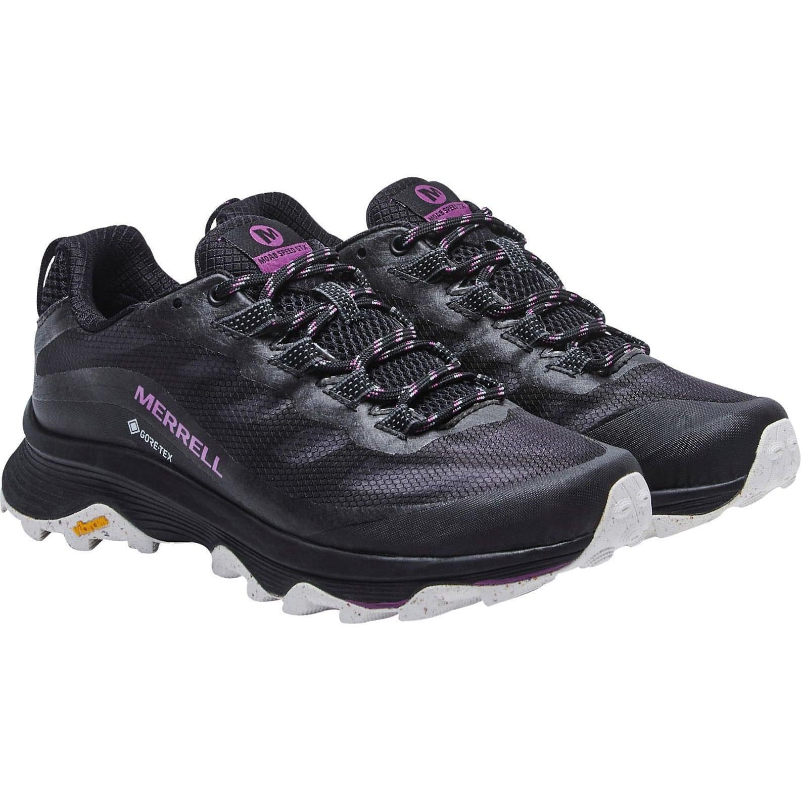 Merrell Moab Speed GORE-TEX Womens Walking Shoes - Black - Image 5