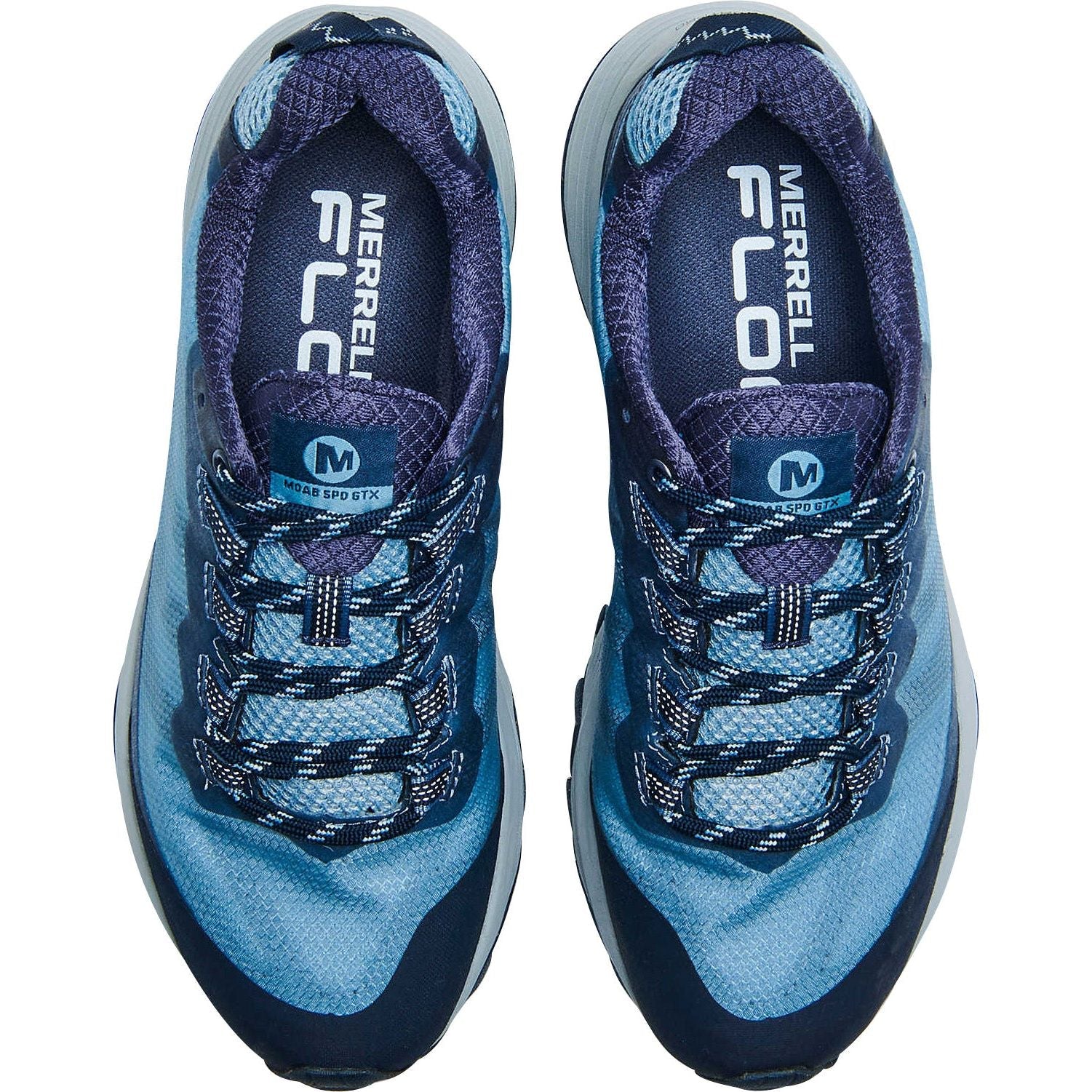 Merrell Moab Speed GORE-TEX Womens Walking Shoes - Blue - Image 3