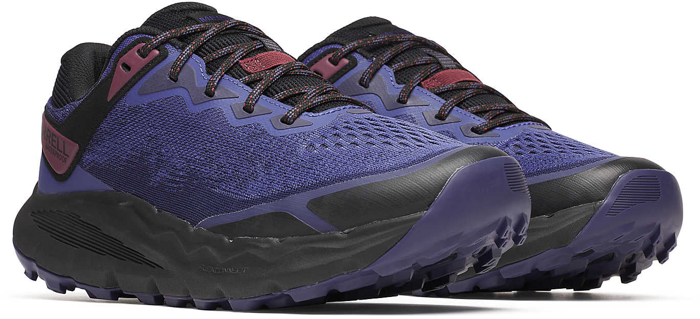 Merrell Nova 4 Waterproof Mens Trail Running Shoes - Blue - Image 6