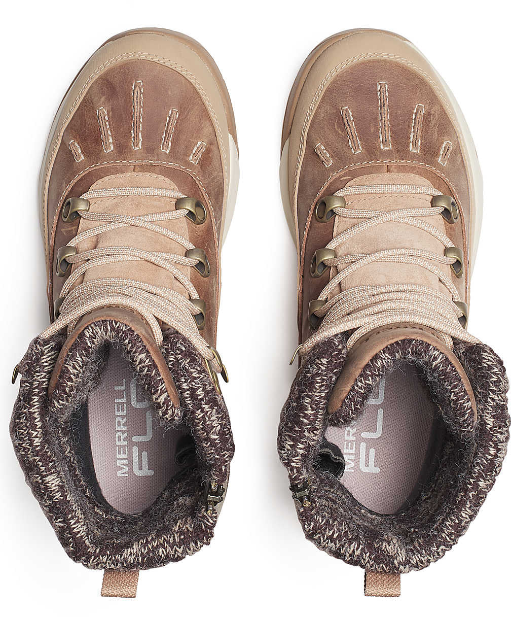 Merrell Siren 4 Thermo Mid Zip Waterproof Womens Walking Boots - Brown - Image 4