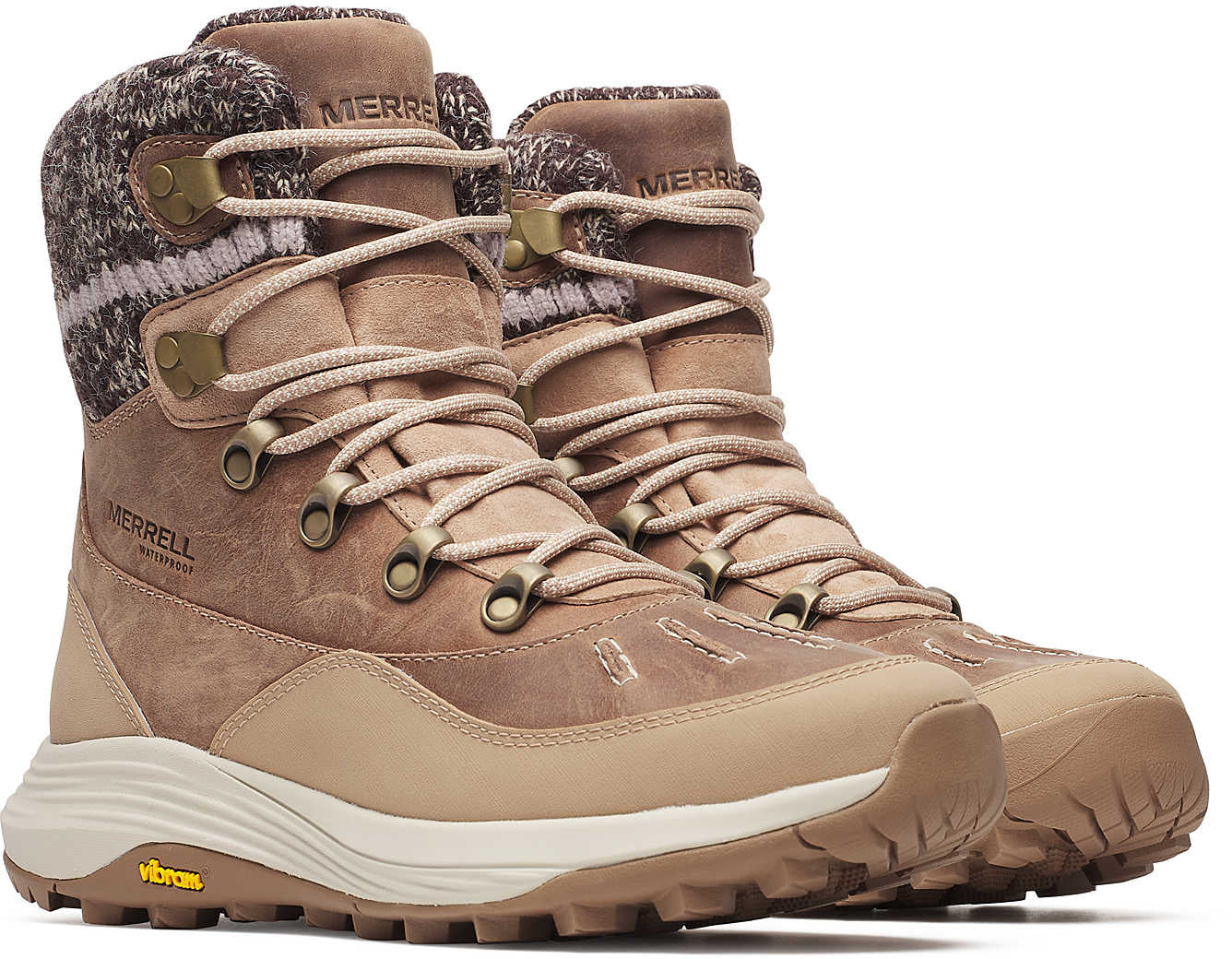 Merrell Siren 4 Thermo Mid Zip Waterproof Womens Walking Boots - Brown - Image 6