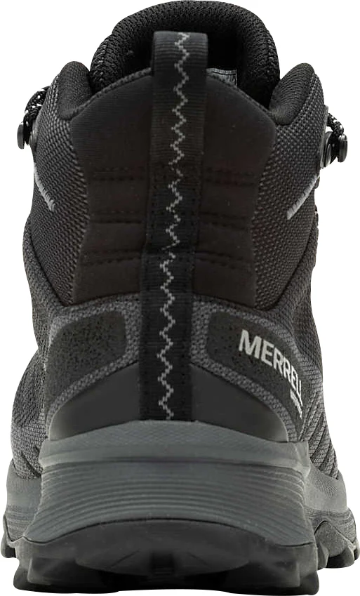 Merrell Speed Eco Mid Waterproof Mens Walking Boots - Black - Image 5