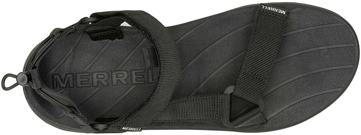 Merrell Speed Fusion Web Sport Mens Walking Sandals - Black - Image 4
