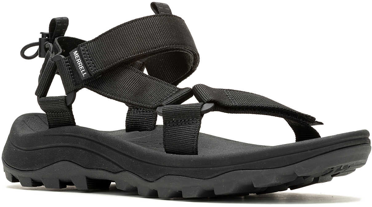 Merrell Speed Fusion Web Sport Mens Walking Sandals - Black - Image 6