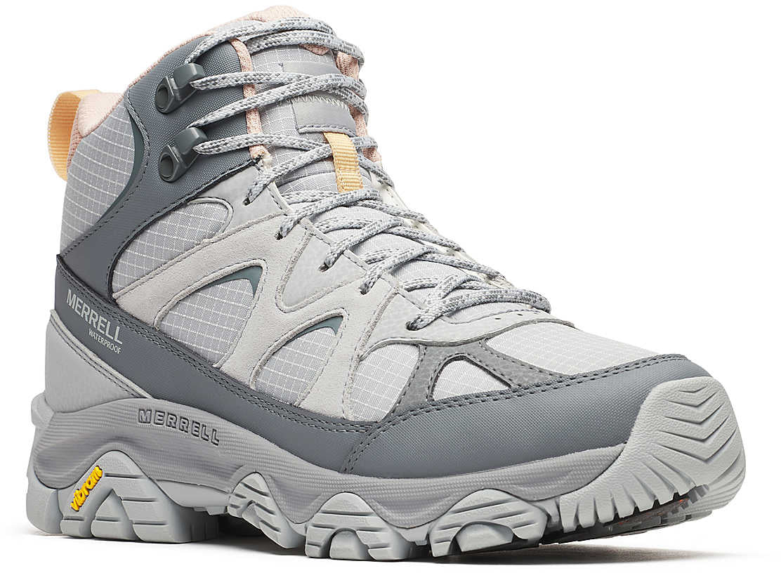 Merrell Thermo Snow Grip Mid Waterproof Womens Walking Boots - Grey - Image 6