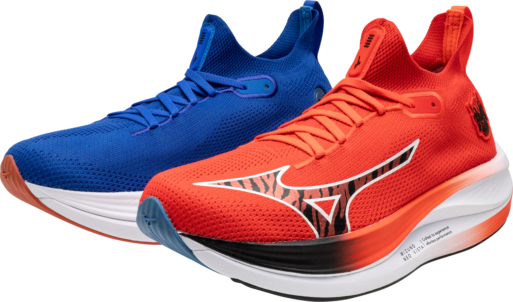 Mizuno Neo Vista Mens Running Shoes - Red - Image 3