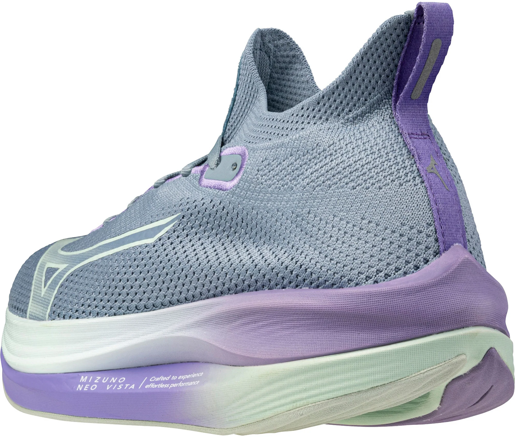 Mizuno Neo Vista Womens Running Shoes - Grey - Image 4