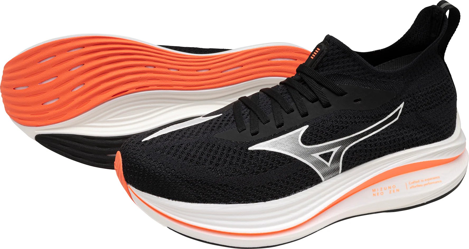 Mizuno Neo Zen Mens Running Shoes - Black - Image 7