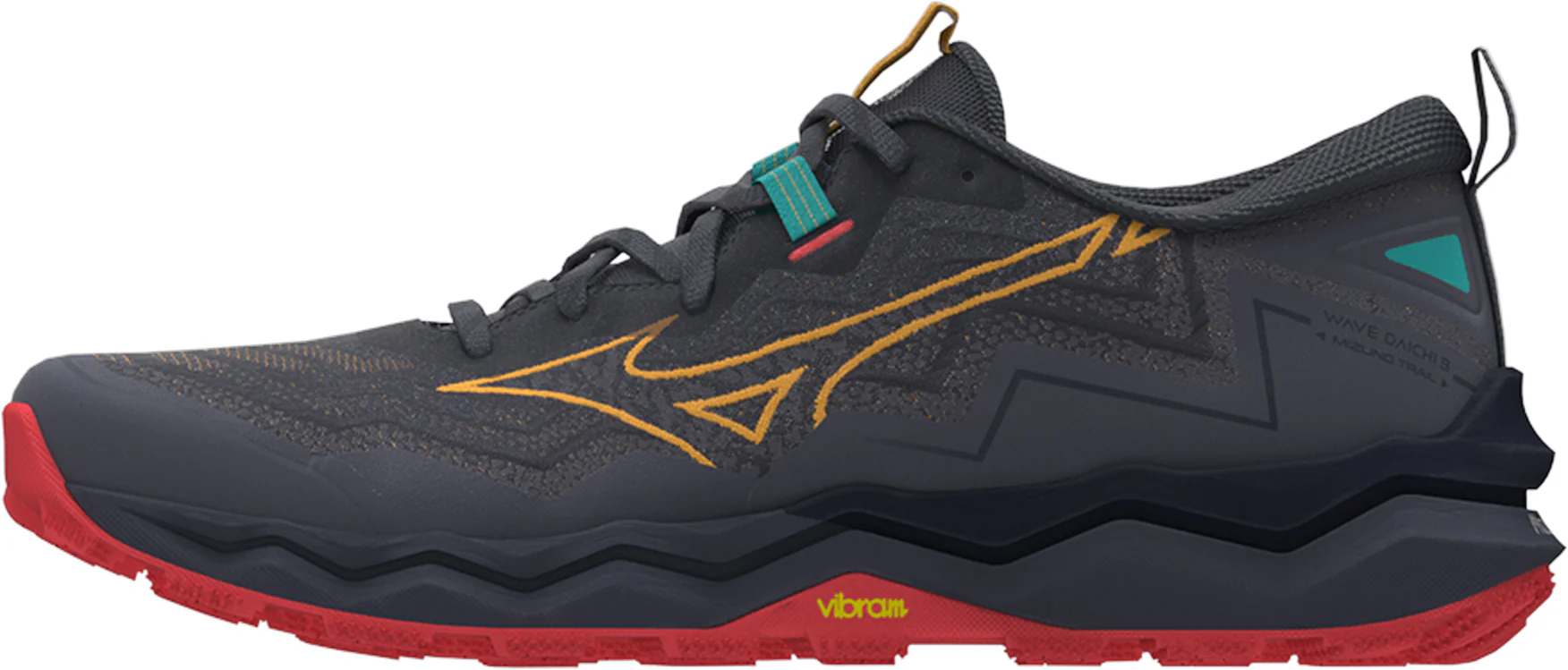 Mizuno Wave Daichi 9 Mens Trail Running Shoes - Blue - Image 3