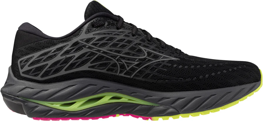 Mizuno Wave Inspire 20 Running Shoes - Black - Image 3