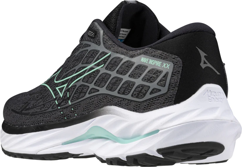 Mizuno Wave Inspire 20 Womens Running Shoes - Grey - Image 5