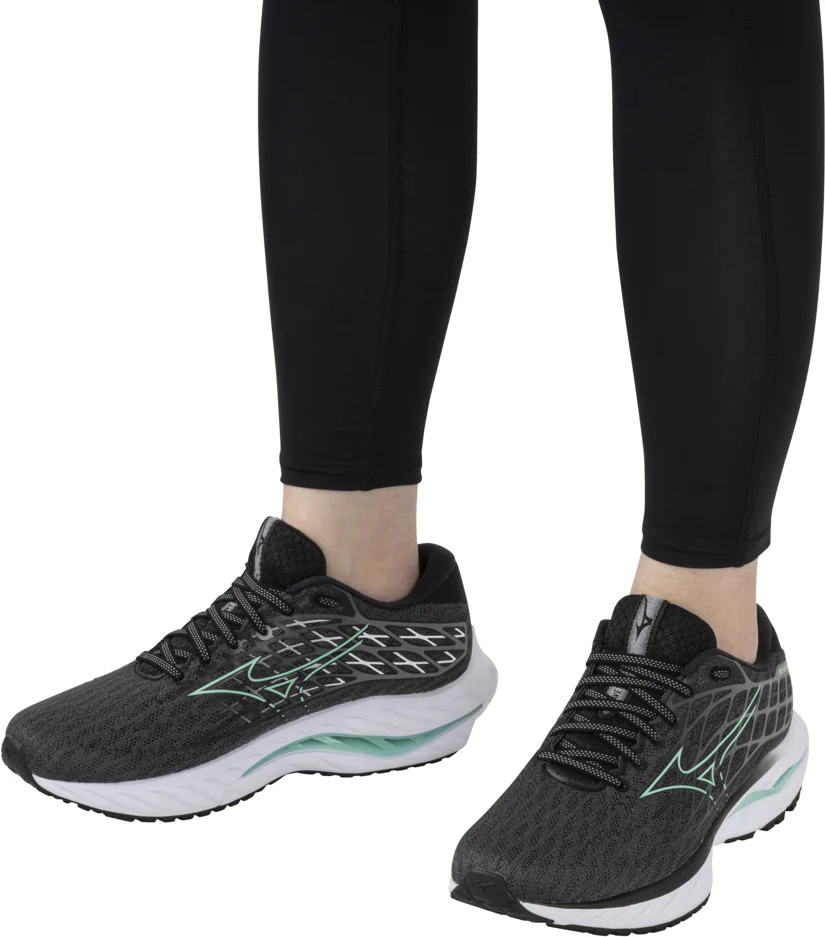 Mizuno Wave Inspire 20 Womens Running Shoes - Grey - Image 7