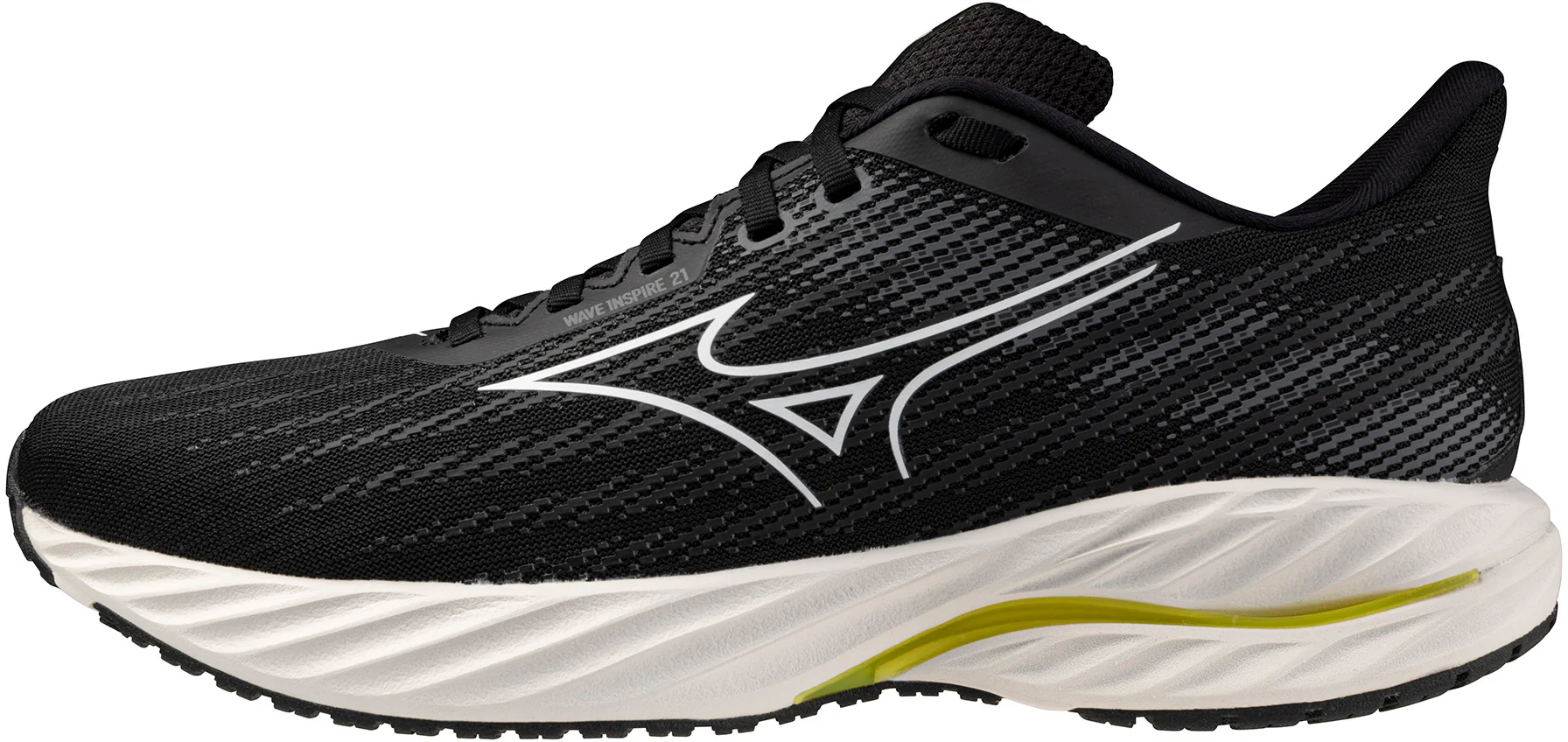 Mizuno Wave Inspire 21 Mens Running Shoes - Black
