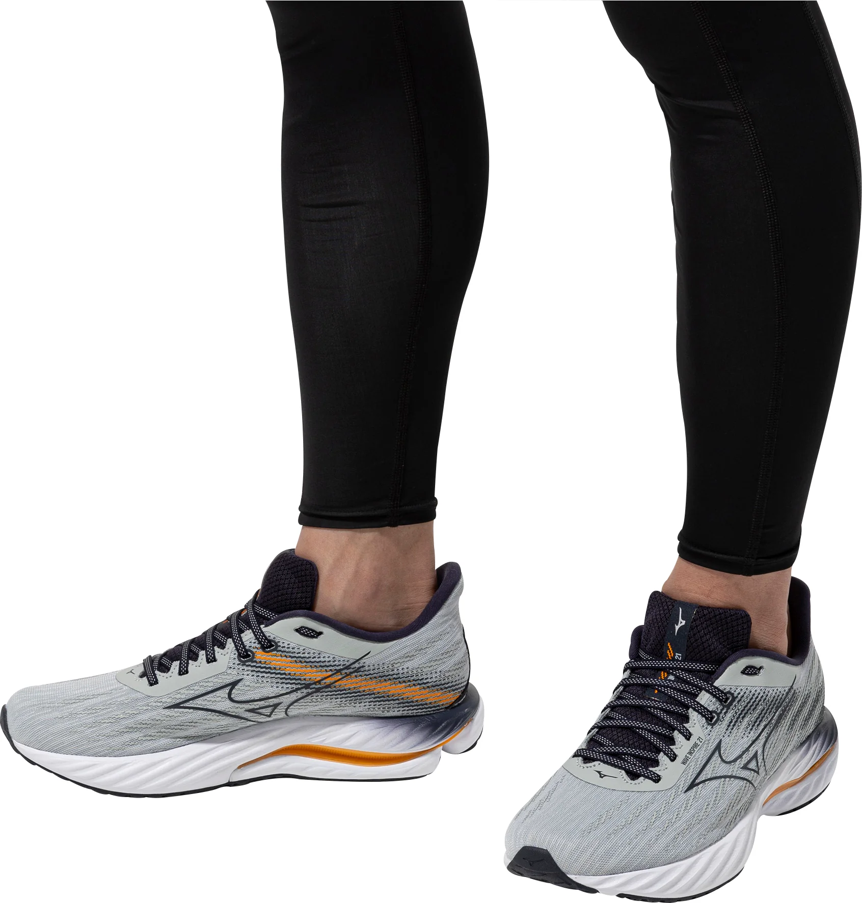 Mizuno Wave Inspire 21 Mens Running Shoes - Grey - Image 7