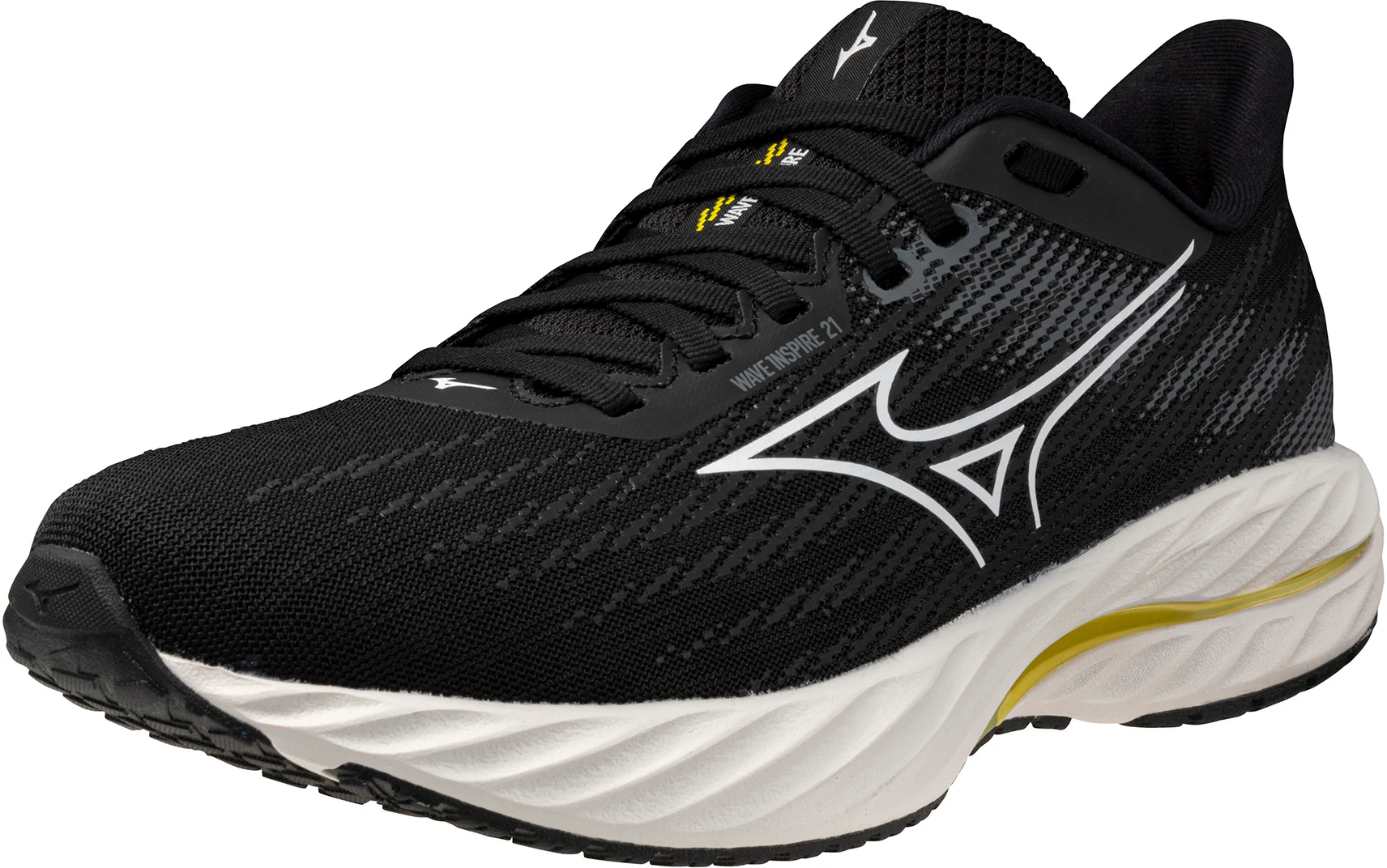 Mizuno Wave Inspire 21 Womens Running Shoes - Black - Image 6