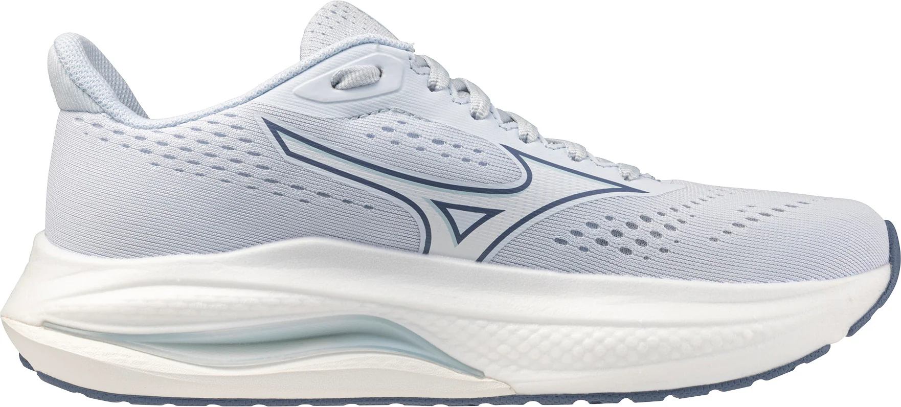 Mizuno Wave Inspire 22 Womens Running Shoes - Grey - Image 3