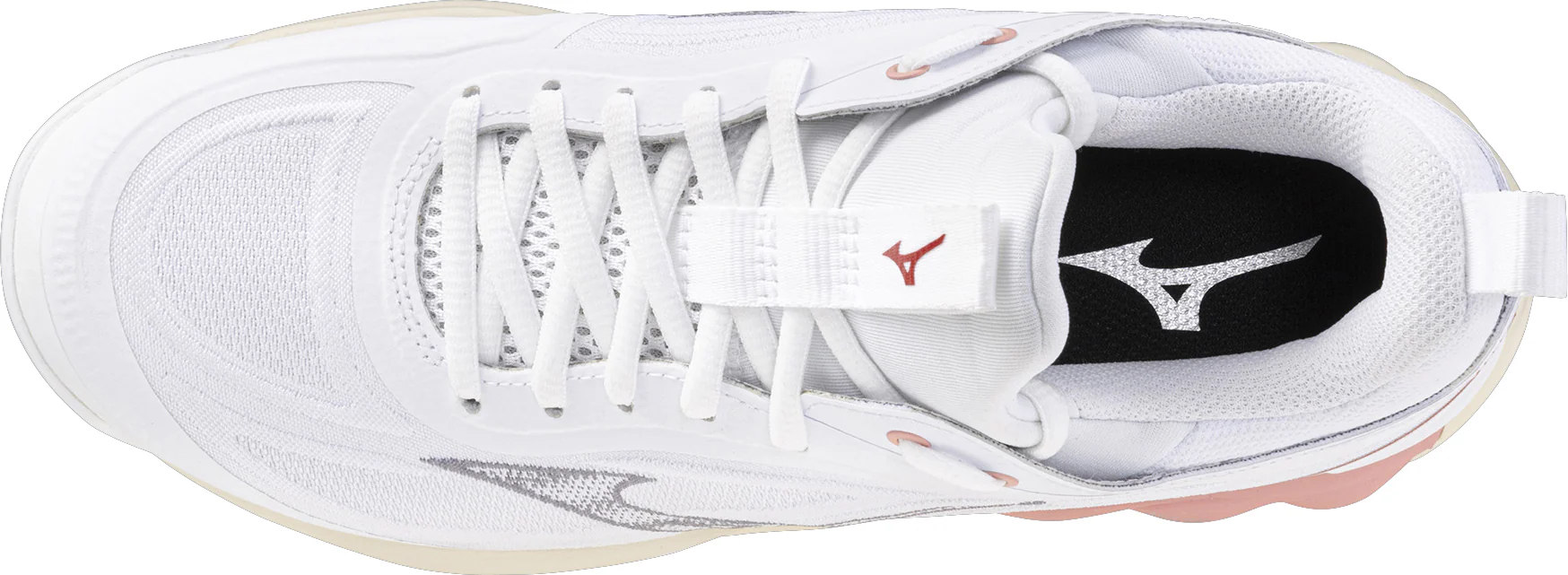 Mizuno Wave Luminous 3 Womens Court Shoes - White - Image 4