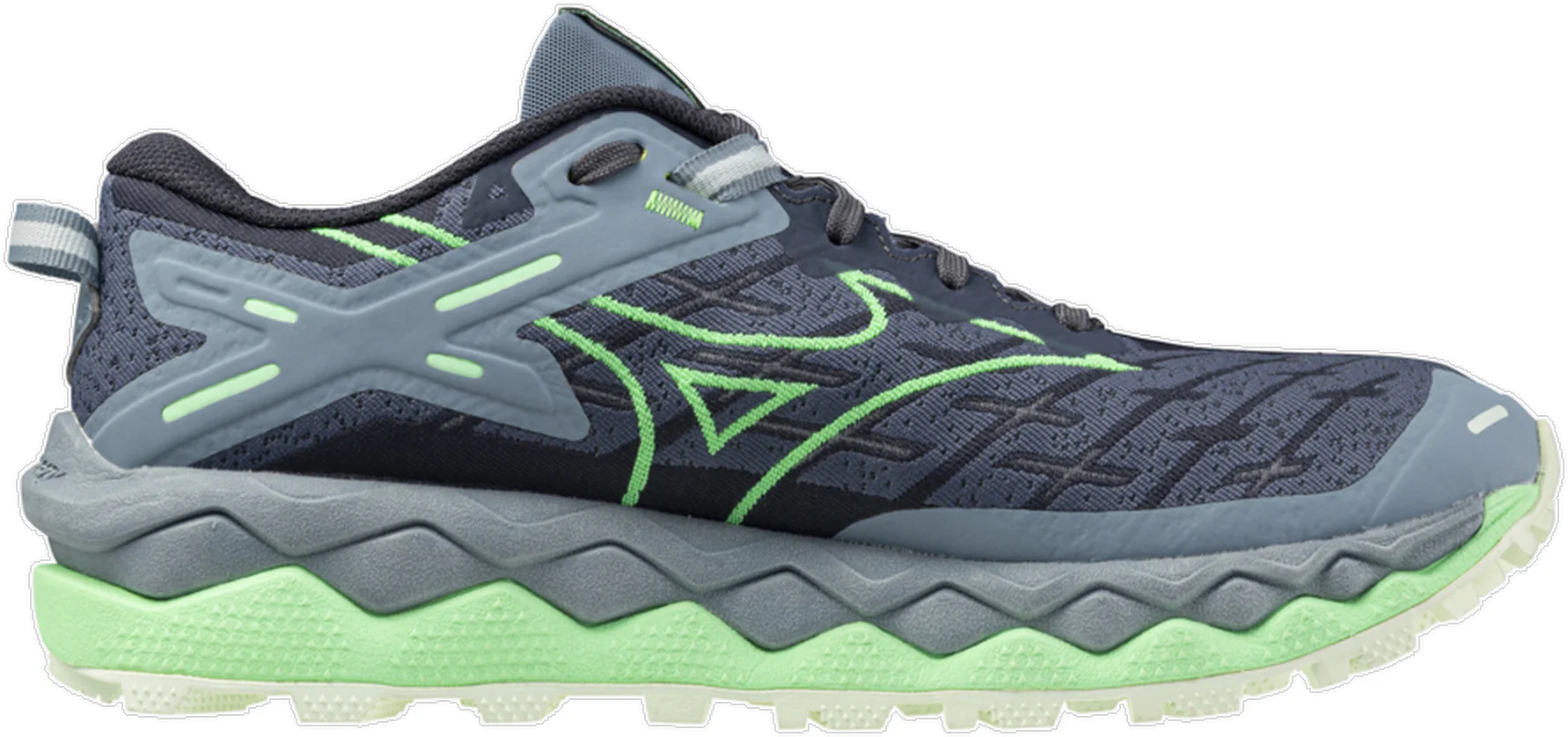 Mizuno Wave Mujin 10 Womens Trail Running Shoes - Blue - Image 3