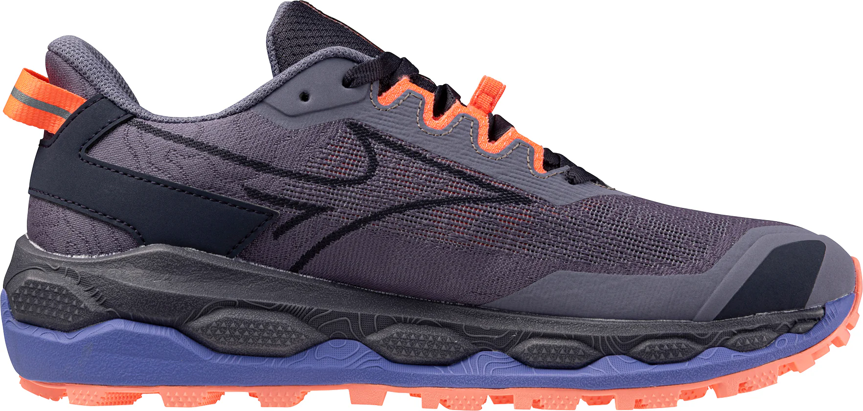 Mizuno Wave Mujin 11 Womens Trail Running Shoes - Grey - Image 3
