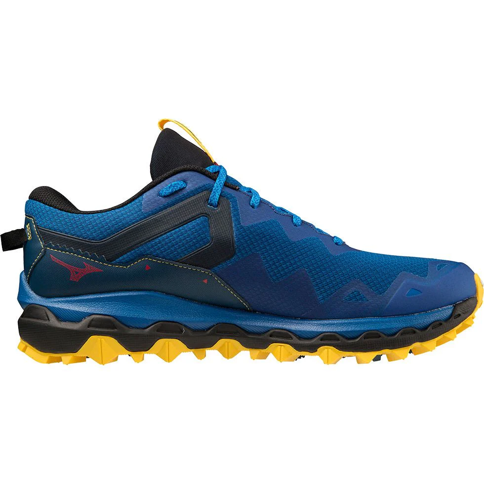Mizuno Wave Mujin 9 Mens Trail Running Shoes - Blue - Image 3
